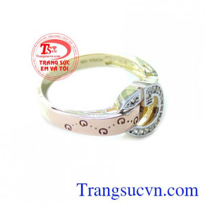 Nhẫn Nữ Chữ G Thời Trang chất lượng cao. Nhẫn Nữ Chữ G Thời Trang, nhẫn nữ vàng tây, nhẫn nữ đẹp