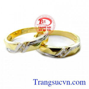 Đôi Nhẫn Cưới Ngọt Ngào chất lượng cao