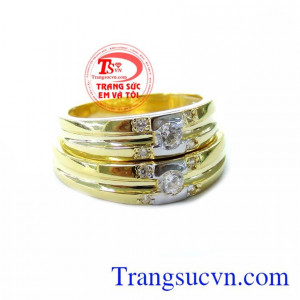 Nhẫn Cưới Son Sắt 10K