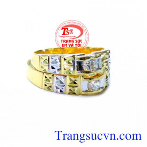 Nhẫn Cưới Lấp Lánh Ánh Kim