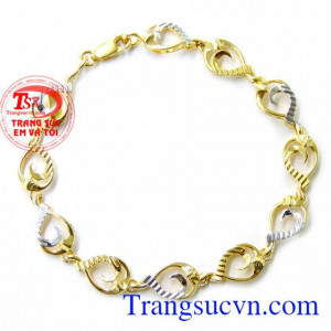 Lắc tay nữ vàng đẹp