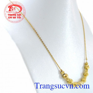 Dây chuyền nữ bi món quà ý nghĩa dành cho nữ đeo, chiếc Dây chuyền nữ bi món sinh nhật hoặc kỷ niệm rất tốt. Bán Dây chuyền nữ bi bảo hành 6 tháng, giao Dây chuyền nữ bi toàn quốc.