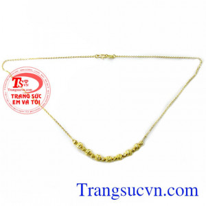 Dây chuyền nữ bi món quà ý nghĩa dành cho nữ đeo, chiếc Dây chuyền nữ bi món sinh nhật hoặc kỷ niệm rất tốt. Bán Dây chuyền nữ bi bảo hành 6 tháng, giao Dây chuyền nữ bi toàn quốc.