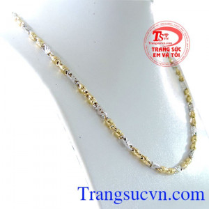 Dây nam italy kiểu dáng sang trọng, dây chuyền nam vàng tây, dây chuyền nam đẹp