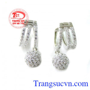 Hoa tai vàng nữ xinh 