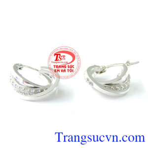 Bán Hoa tai vàng tây cho phái đẹp chất lượng cao, mẫu mã đẹp. 