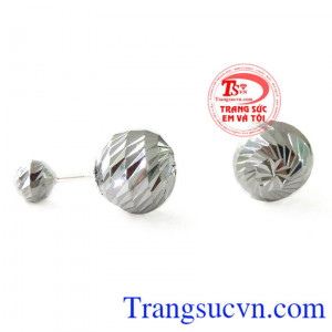 Bán Hoa tai phay sáng chất lượng cao. Hoa tai phay sáng, hoa tai vàng tây, hoa tai đẹp.