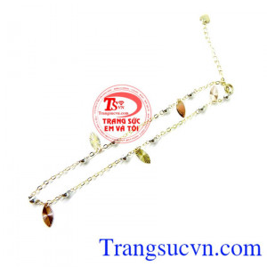 lắc chân nữ vàng đẹp tinh tế sang trọng dành cho phái đẹp,