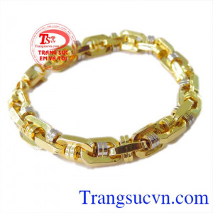 Bán Lắc tay nam vàng 18k sang trọng chất lượng cao. 