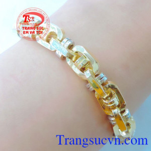 Lắc vàng 18k nam chất lượng vàng nhập khẩu đảm bảo chất lượng uy tín. 