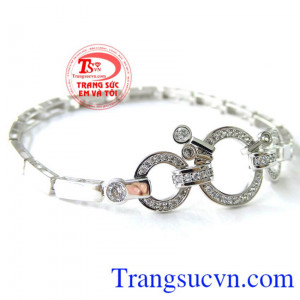 Bán Lắc tay vàng trắng xinh cho nữ chất lượng cao.