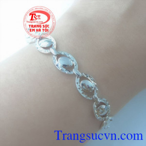 Lắc nữ đeo tay vàng trắng đẹp, lắc nữ vàng tây, lắc nữ đẹp. 