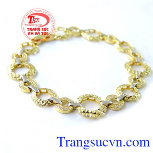 Bán Lắc nữ vàng Korea 10k tinh tế chất lượng cao. 