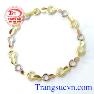 Lắc nữ vàng 10k đeo quý phái