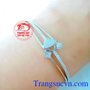 Vòng tay vàng khách hàng ưa chuộng. Vòng vàng 10k nữ hoa xuân