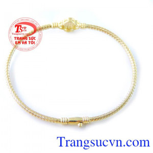 Vòng tay cho nữ đeo xinh xắn, vòng tay vàng tây, vòng tay nữ đeo đẹp. 