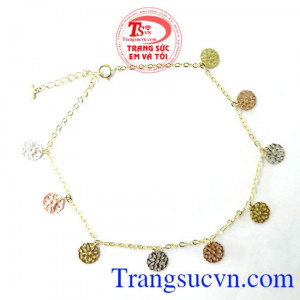 Chiếc Lắc chân hoa tuyết tình yêu,món quà tặng nhân dịp sinh nhật ý nghĩa cho người được đeo