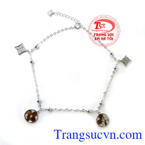 Lắc chân nữ vàng trắng 6 tháng,giao Lắc chân nữ vàng trắng toàn quốc Thương Hiệu Dẫn Đầu Việt Nam 