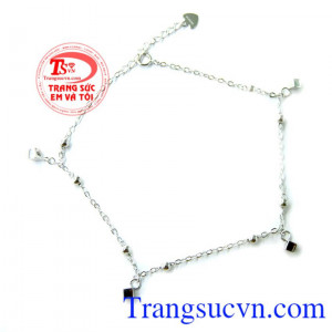 Chiếc Lắc chân tình yêu ngọt ngào chất lượng đảm bảo uy tín,khách hàng ưa chuộng và bình chọn nhiều năm liền,