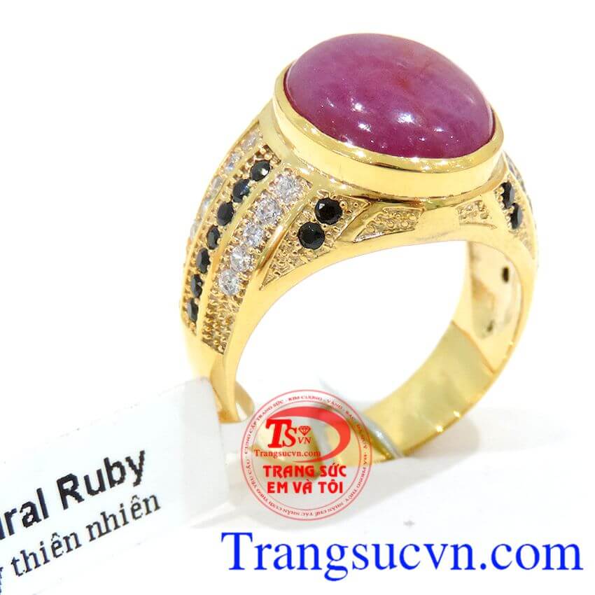 Nhẫn vàng 14k Ruby