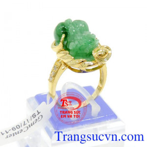 Nhẫn tỳ hưu ngón giữa bảo hành 1 năm,Làm mới miễn phí,Giao nhẫn tỳ hưu toàn quốc.