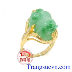 Nhẫn nữ tỳ hưu vàng tây chất lượng đảm bảo,Đeo mang may mắn và tài lộc,chiếc Nhẫn nữ tỳ hưu vàng tây tinh tế và sang trọng, quý phái,Nhẫn nữ tỳ hưu vàng tây Giao toàn quốc, Món quà ý nghĩa dành cho phái đẹp