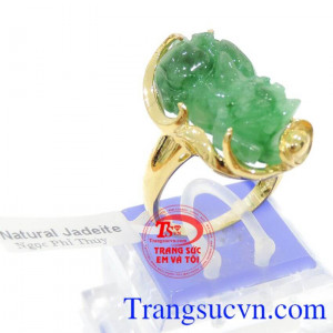 Chiếc nhẫn tỳ hưu ngọc tinh tế và đẳng cấp,Chiếc nhẫn tỳ hưu ngọc Jadeite,Thanh toán an toàn,Chiếc nhẫn tỳ hưu ngọc giao toàn quốc,Chiếc nhẫn tỳ hưu ngọc