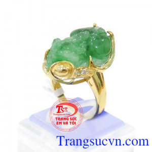 Chiếc nhẫn tỳ hưu ngọc tinh tế và đẳng cấp,Chiếc nhẫn tỳ hưu ngọc Jadeite,Thanh toán an toàn,Chiếc nhẫn tỳ hưu ngọc giao toàn quốc,Chiếc nhẫn tỳ hưu ngọc