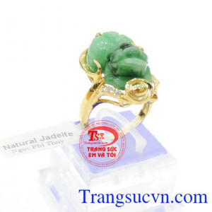 Nhẫn ngọc tỳ hưu vàng tinh tế và quý phái,giá Nhẫn ngọc tỳ hưu vàng 14k chất lượng đảm bảo uy tín,Giao Nhẫn ngọc tỳ hưu vàng khách hàng ưa chuộng nhiều năm,Nhẫn ngọc tỳ hưu vàng.