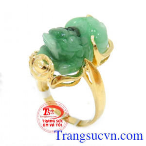 Nhẫn ngọc tỳ hưu vàng tinh tế và quý phái,giá Nhẫn ngọc tỳ hưu vàng 14k chất lượng đảm bảo uy tín,Giao Nhẫn ngọc tỳ hưu vàng khách hàng ưa chuộng nhiều năm,Nhẫn ngọc tỳ hưu vàng.