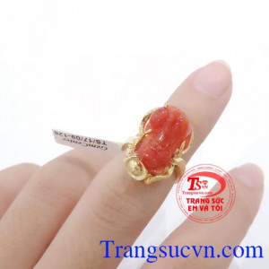 Nhẫn vàng tỳ hưu đỏ chất lượng đảm bảo uy tín,giá chiếc Nhẫn vàng tỳ hưu đỏ đảm bảo chất lượng,bảo hành 1 năm mọi dịch vụ,giao toàn quốc