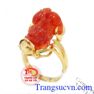 Nhẫn vàng tỳ hưu đỏ chất lượng đảm bảo uy tín,giá chiếc Nhẫn vàng tỳ hưu đỏ đảm bảo chất lượng,bảo hành 1 năm mọi dịch vụ,giao toàn quốc