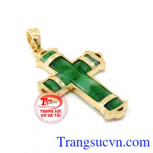 Măt thánh giá ngọc phỉ thúy tinh tế và sang trọng