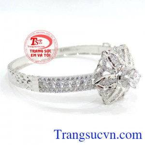 Bán vòng tay vàng trắng 750 italy nhập khẩu nguyên chiếc