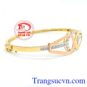 Vòng tay nữ 18k,Chiếc vòng vàng 18k nhập khẩu chất lượng đảm bảo uy tín. 