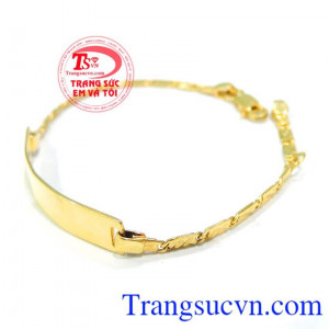 Lắc tay vàng dành cho trẻ em sơ sinh