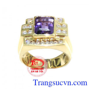 Nhẫn nam phá cách đầy nam tính thương hiệu uy tín, chất lượng, chế tác theo yêu cầu