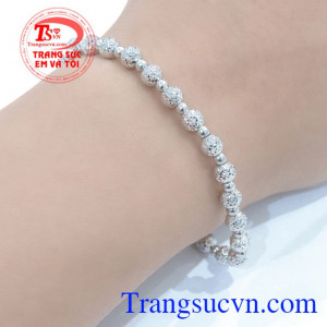 Giao Lắc tay vàng trắng 18k italy toàn quốc