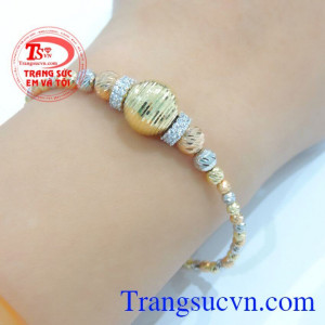 Giao Lắc Quý Phái Vàng Italy 18k chuyển phát nhanh. 