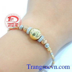 Thanh toán An toàn,Khách hàng ưa chuộng hàng đầu thế Giới,Lắc Quý Phái Vàng Italy 18k 