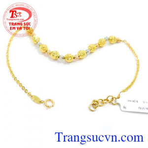 Bảo hành Lắc Nữ 18k 1 năm. Lắc Nữ 18k