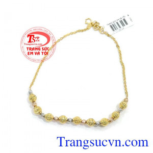 Chất lượng vàng đảm bảo uy tín. Lắc Nữ 18k