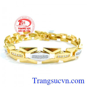 Chiếc Lắc vàng 18k Quý Phái chất lượng vàng đảm bảo. Lắc vàng 18k Quý Phái