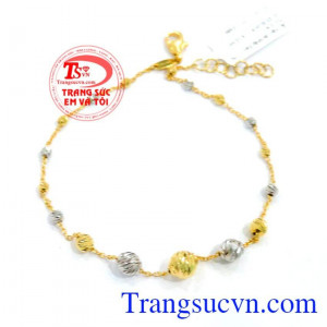 Lắc chân 18k bi Italy đảm bảo chất lượng,lắc chân vàng ý 750,lắc chân đẹp,bảo hành 1 năm,là món quà ý nghĩa dành tặng cho bạn gái tuyệt vời.