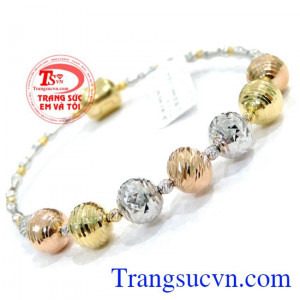 Bảo hành Vòng tay 18k ITaly 1 năm. Vòng tay 18k Italy