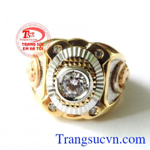 Nhẫn mã đáo thành công tinh tế,Nhẫn mã đáo thành công phù hợp đeo ngón giữa và ngón nhẫn là món quà tặng sinh nhật người tuổi Ngọ Ý nghĩa