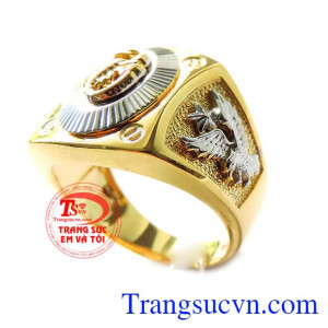 Nhẫn nam đại bàng vàng vàng hình con bọ cạp,Nhẫn nam đẹp vàng 18k 750 chất lượng đảm bảo uy tín,khách hàng ưa chuộng