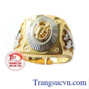 Nhẫn nam đại bàng vàng vàng tinh tế và đẳng cấp,Nhẫn nam đại bàng vàng vàng bảo hành 1 năm,giao Nhẫn nam đại bàng vàng vàng toàn quốc, thanh toán an toàn
