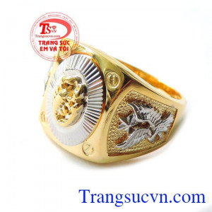 Nhẫn nam đại bàng vàng vàng tinh tế và đẳng cấp,Nhẫn nam đại bàng vàng vàng bảo hành 1 năm,giao Nhẫn nam đại bàng vàng vàng toàn quốc, thanh toán an toàn