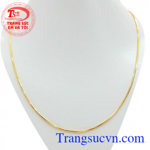 Dây chuyền vàng nữ mỳ phù hợp đảm bảo chất lượng vàng trên từng sản phẩm,dây chuyền nữ vàng món quà trao yêu thương,nhận ân tình hạnh phúc